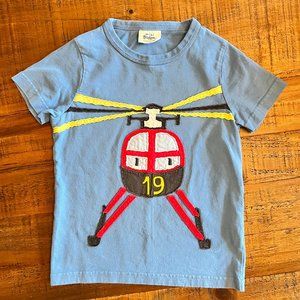 Boys Mini Boden Helicopter Short Sleeve Tee Size 4-5
